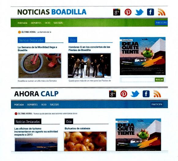 Banners en varios medios zombi con una campaña turística de Castellón Banners en varios medios zombi con una campaña turística de Castellón