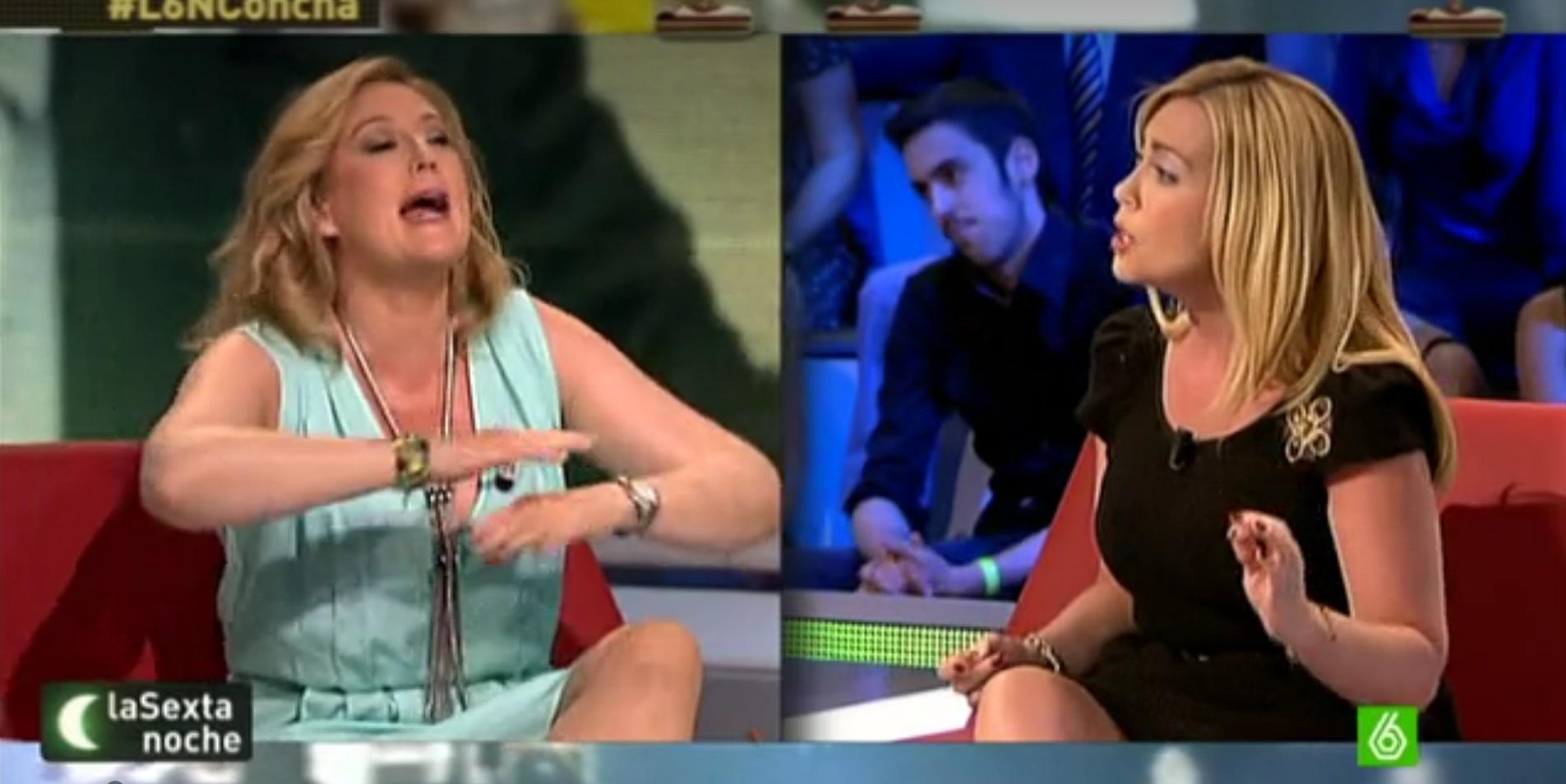 Elisa Beni y Paloma Zorrila en La Sexta Noche