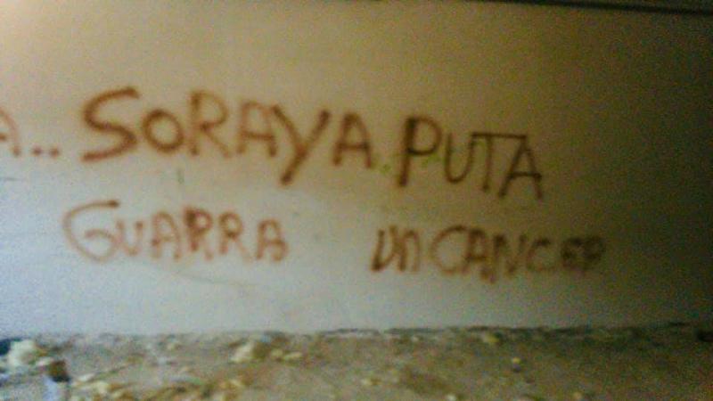 Pintadas contra Soraya Pintadas contra Soraya