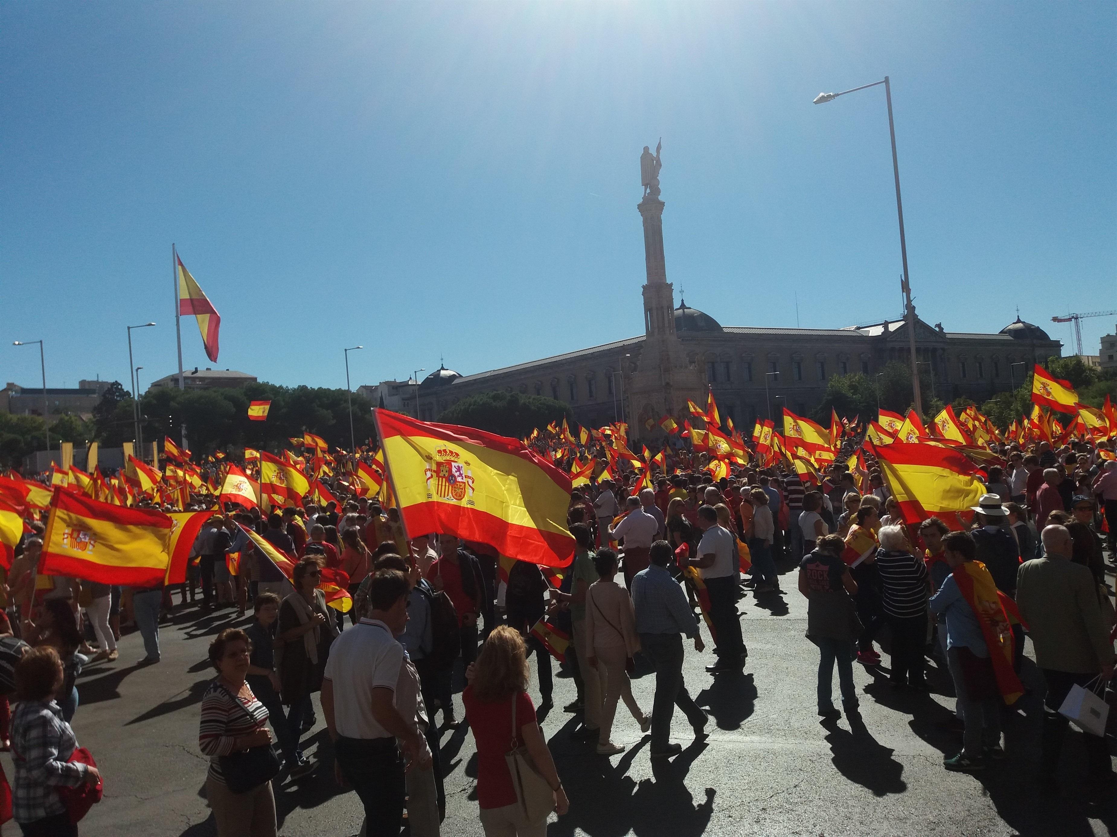 Manifestantes de una concentración. Fuente: Europa Press.