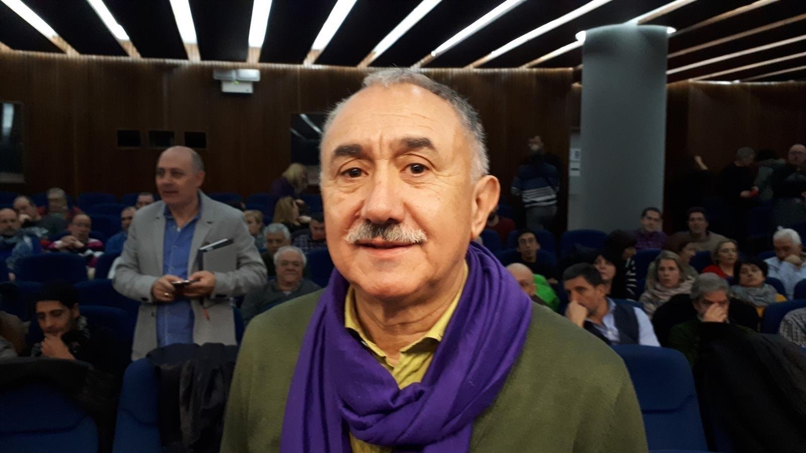 El secretario general de UGT Pepe Álvarez -Europa Press