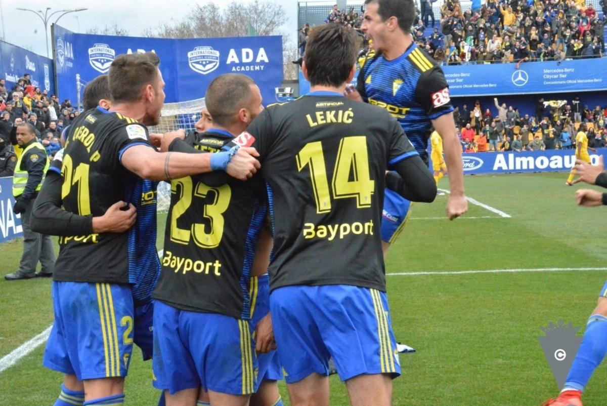 Partido Cádiz Alcorcón. Imagen Cádiz Club de Fútbol