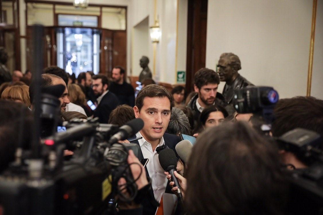 Albert Rivera en el Congreso de los Diputados