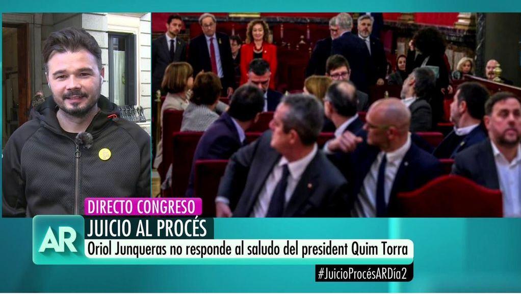 Gabriel Rufián en 'El Programa de Ana Rosa'.