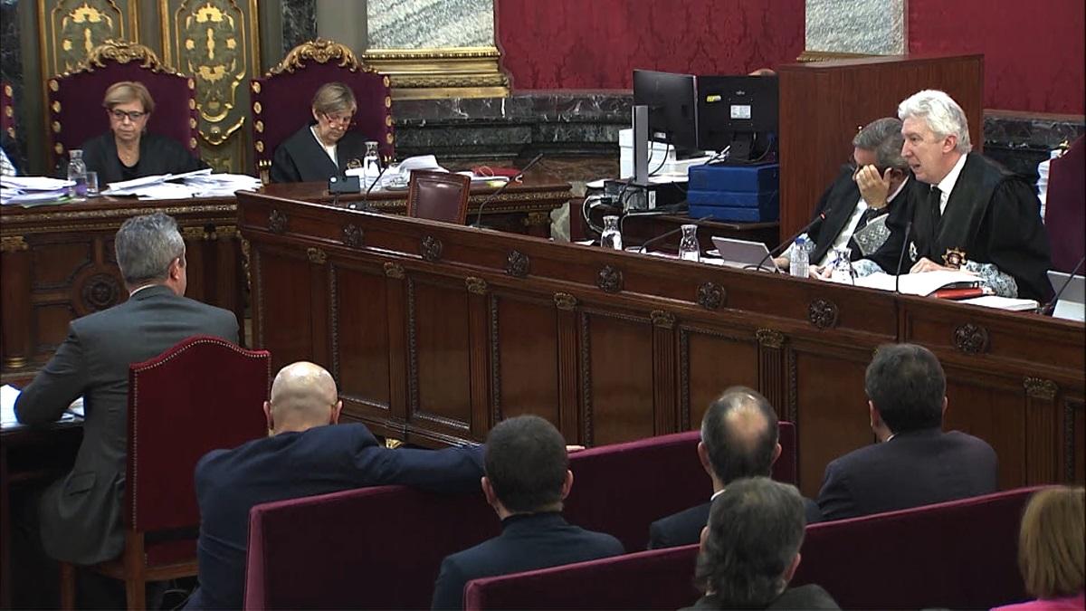 La tercera jornada del jucio del 'procés' en el Tribual Supremo.