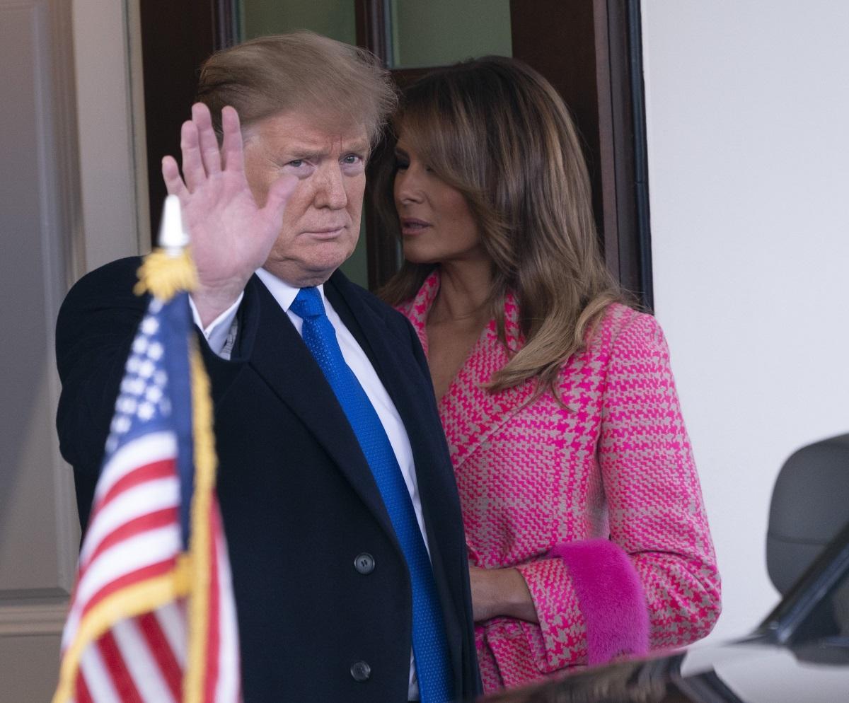 Donald J. Trump and First lady Melania Trump