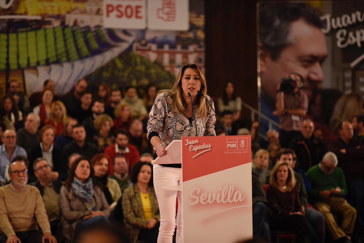 Acto de Susana Díaz en Andalucía