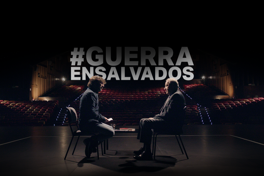 Cartel promocional de Salvados con la entrevista a Alfonso Guerra