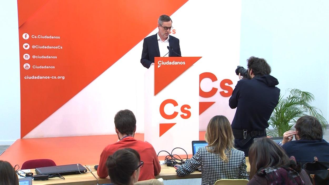 El secretario general de Ciudadanos, José Manuel Villegas