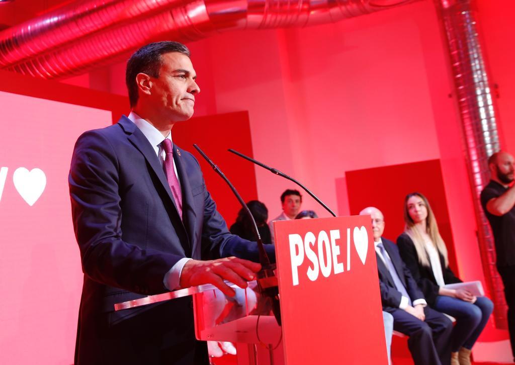 Pedro Sánchez presenta el programa electoral del PSOE
