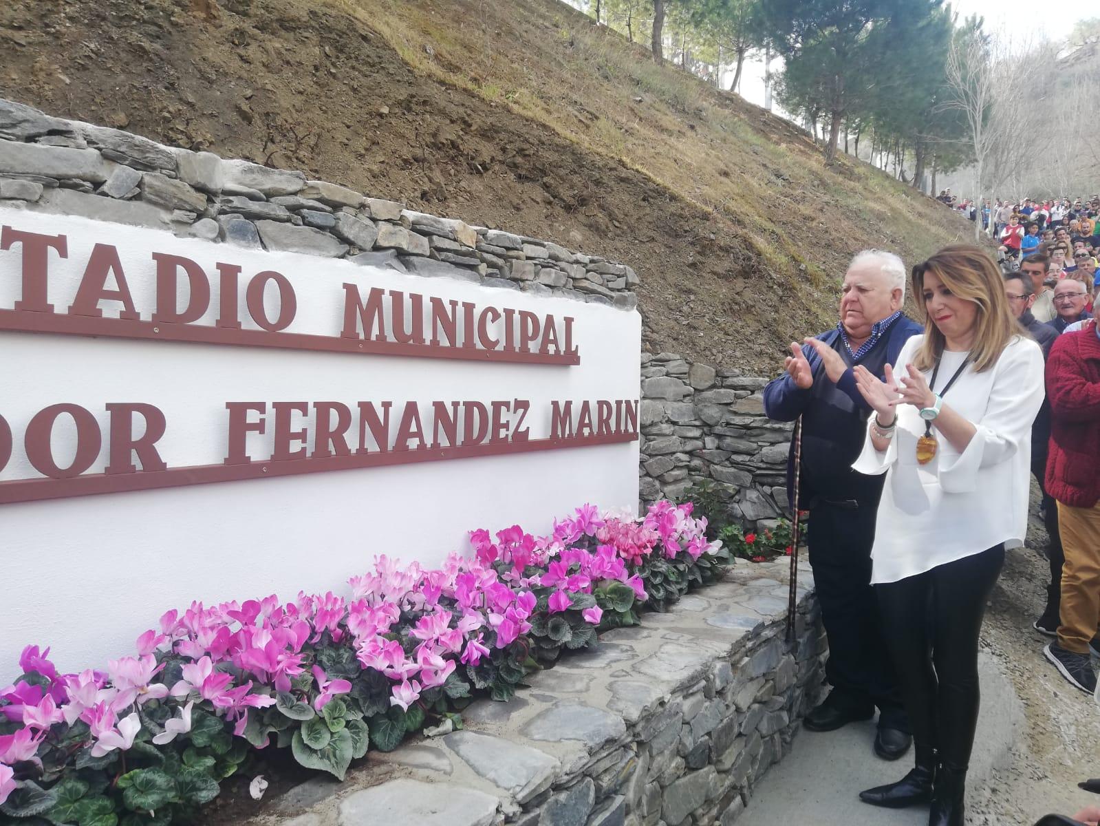 Susana Díaz participa en el homenaje a Salvador Fernández en El Borge (Málaga) FLICKR