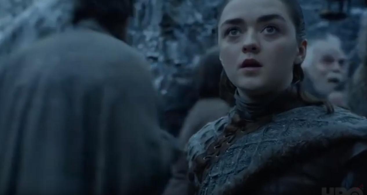 Maisie Williams en el papel de Arya Stark en la última temporada de Juego de Tronos