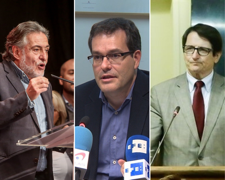 Los tres candidatos a las primarias del PSOE para el Ayuntamiento de Madrid