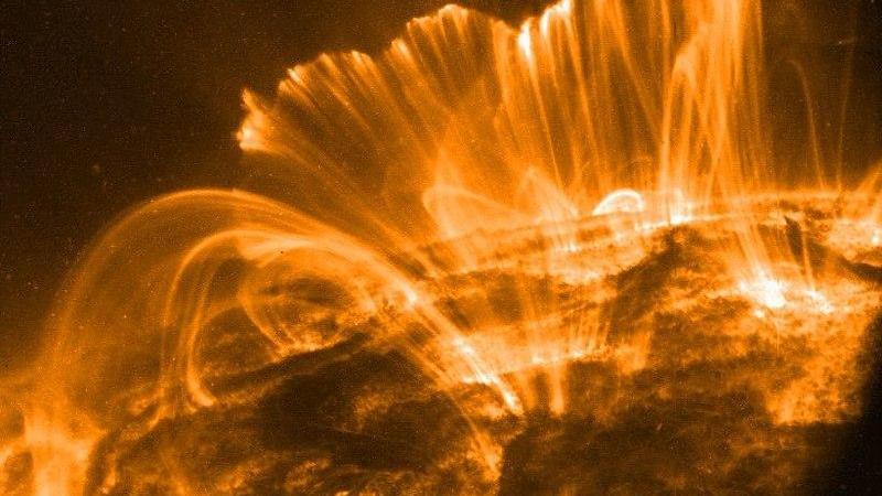 Llamarada solar. Foto: NASA Goddard Space Flight Center