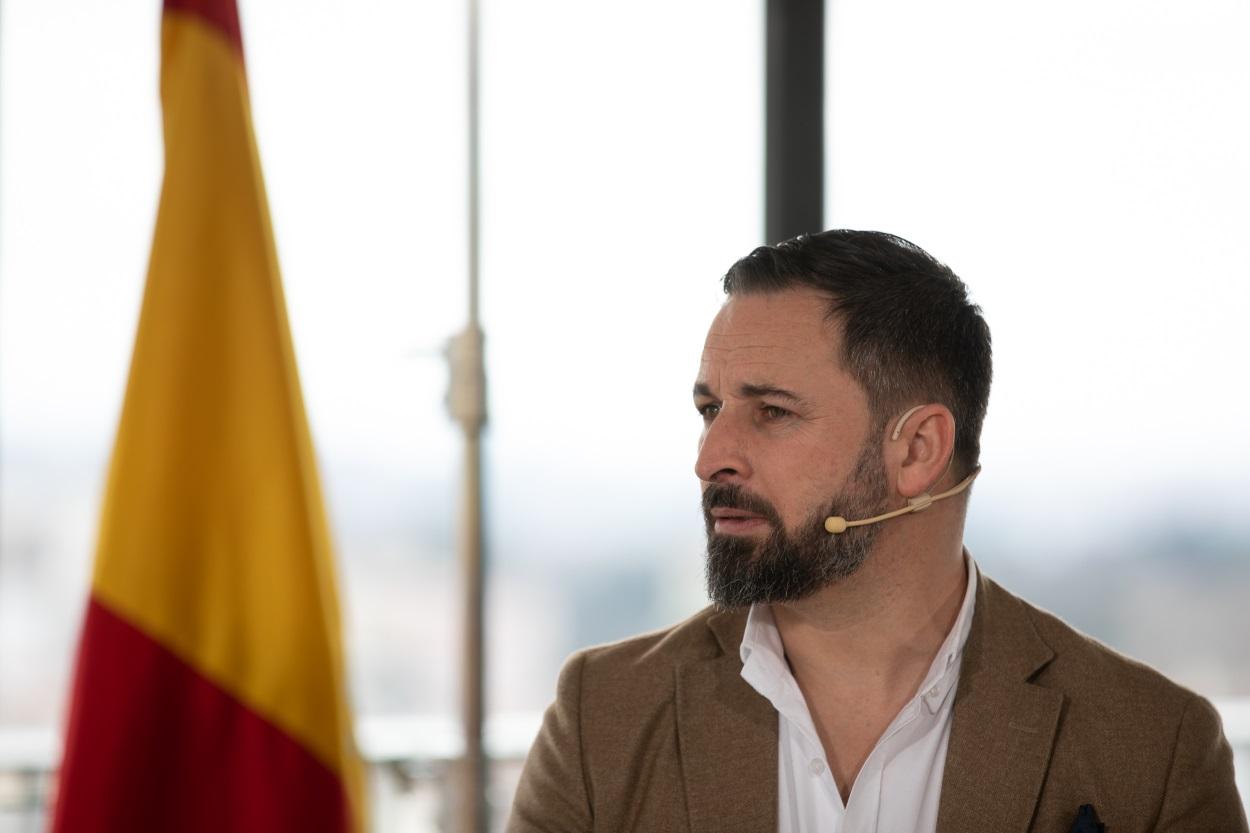 El presidente de Vox, Santiago Abascal