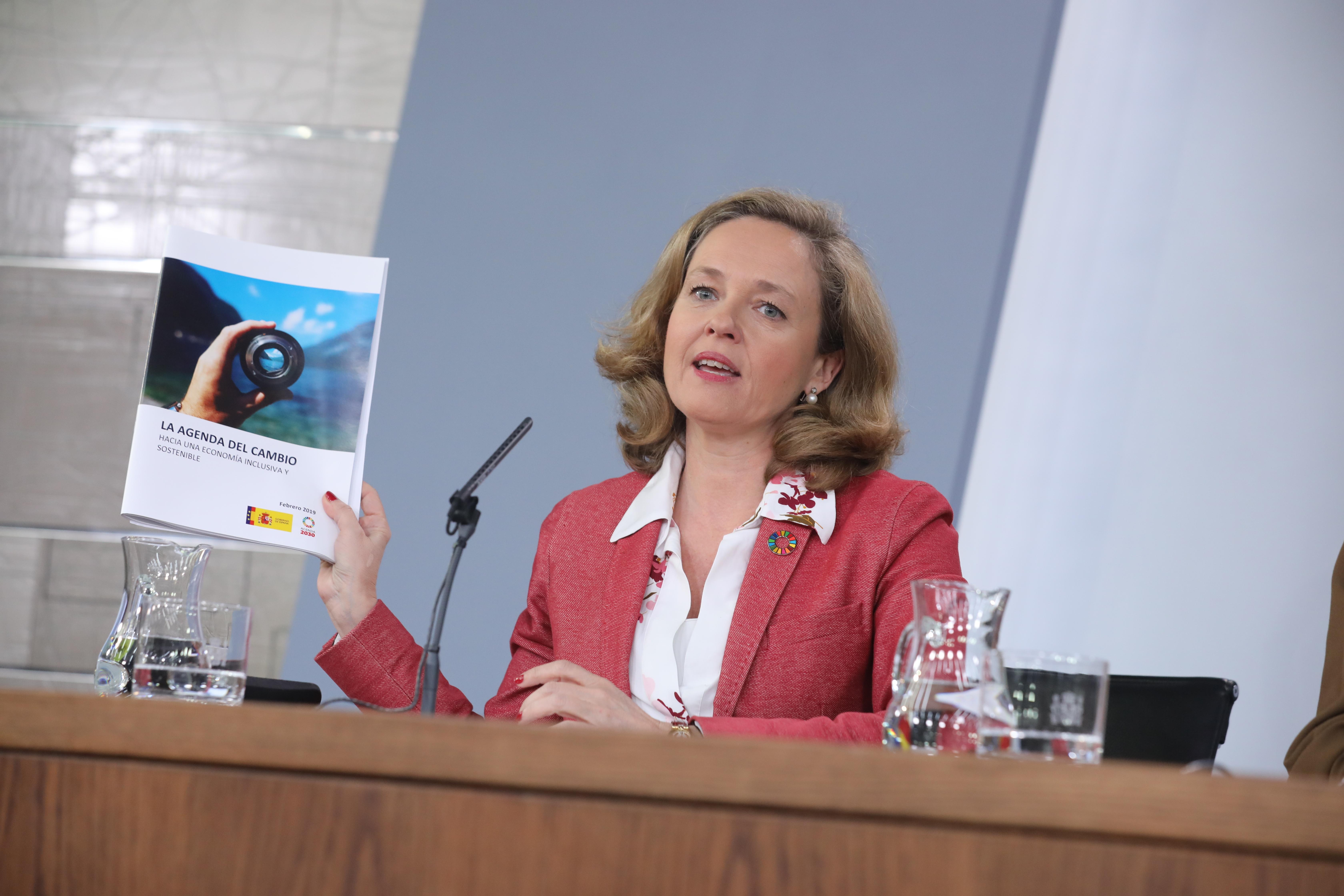 La ministra de Economía y Empresa Nadia Calviño - Europa Press