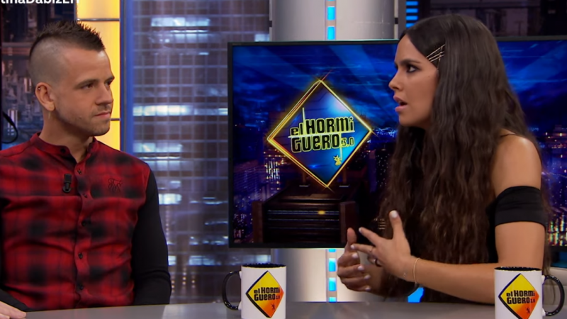 Cristina Pedroche y Daviz Muñoz en El Hormiguero
