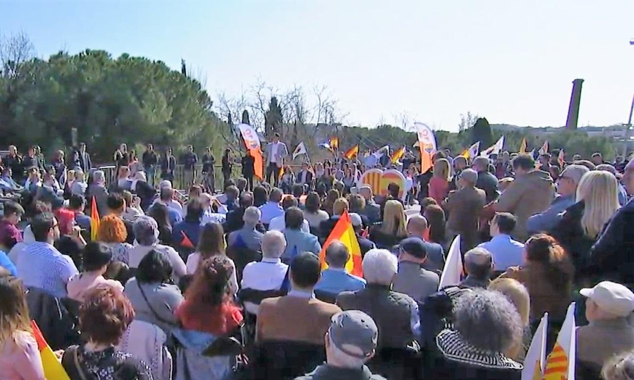 Albert Rivera durante un acto en Hospitalet de Llobregat (Barcelona)