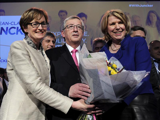 El PP europeo elige a Juncker como candidato para presidir la Comisión Europea
