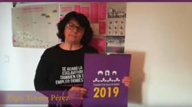 Pepa Torres, una de las protagonistas del vídeo de las religiosas que apoyan la huelga del 8M