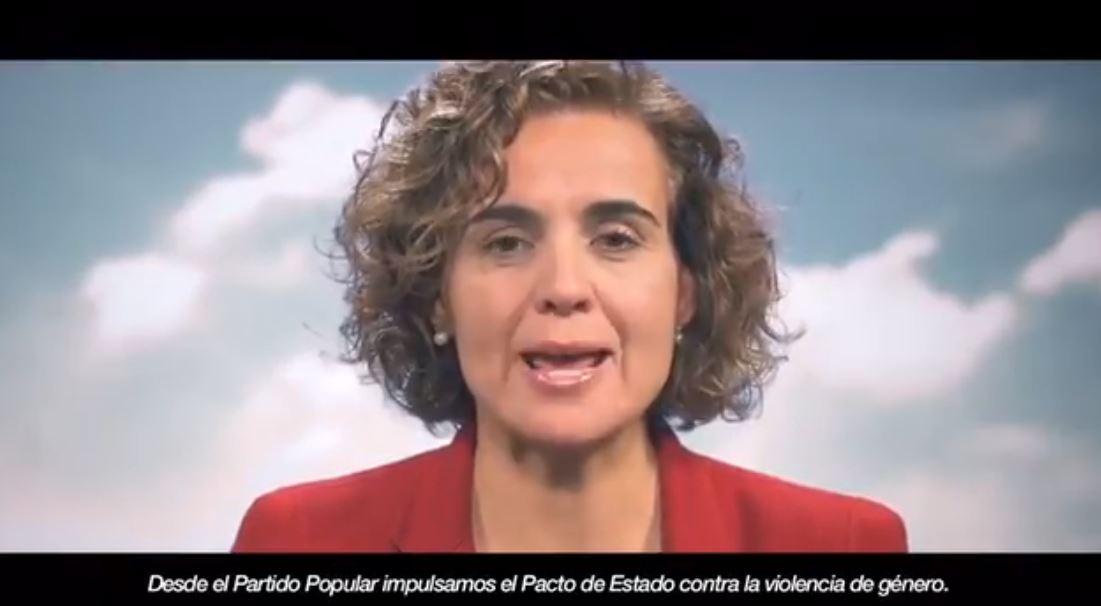 Dolors Montserrat en el vídeo lanzado por el Partido Popular de cara al 8M