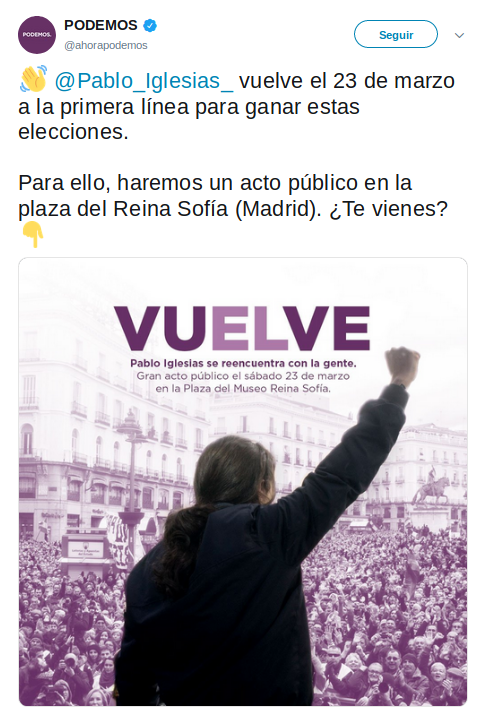 Captura del tuit Captura del tuit