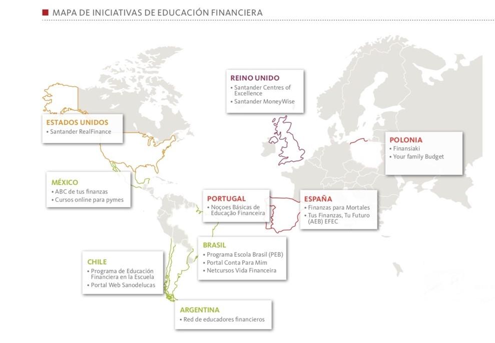 Mapa de Iniciativas de Educación Financiera Mapa de Iniciativas de Educación Financiera