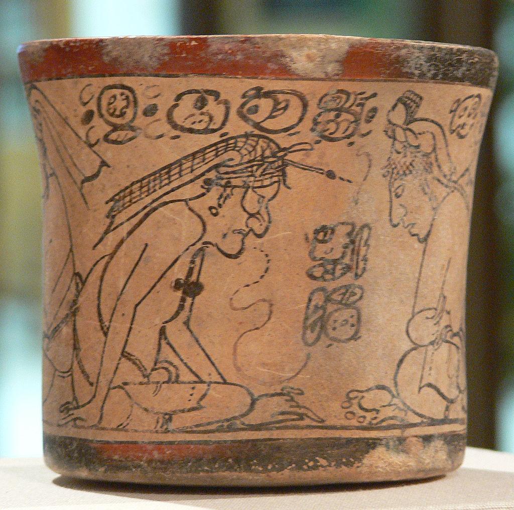 Vaso ceremonial maya. Foto: FA2010 