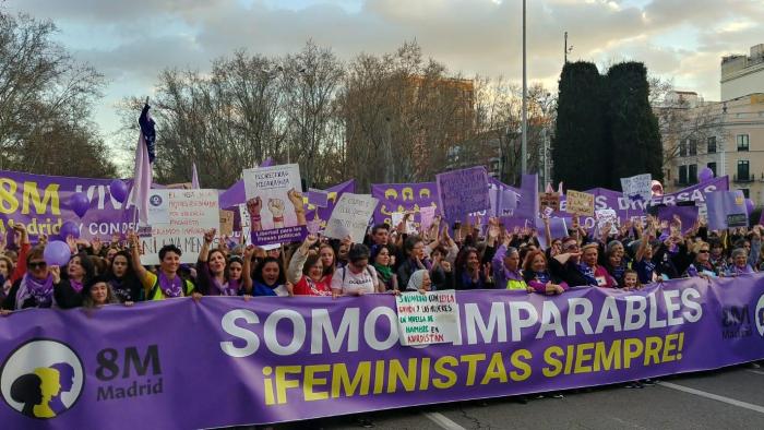8M: Una marea violeta inundó toda España