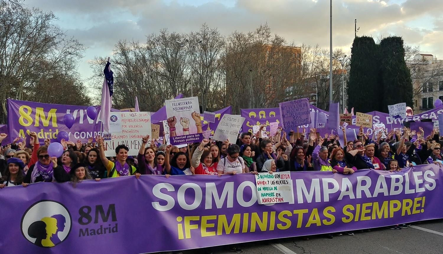 Manifestación del 8M en Madrid.