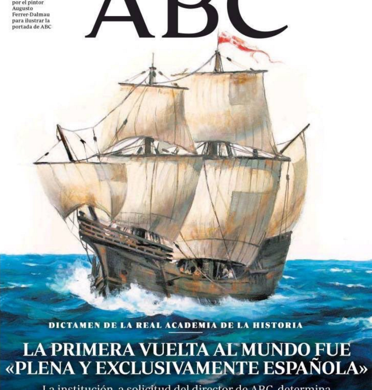 Portada de ABC sobre la vuelta al mundo