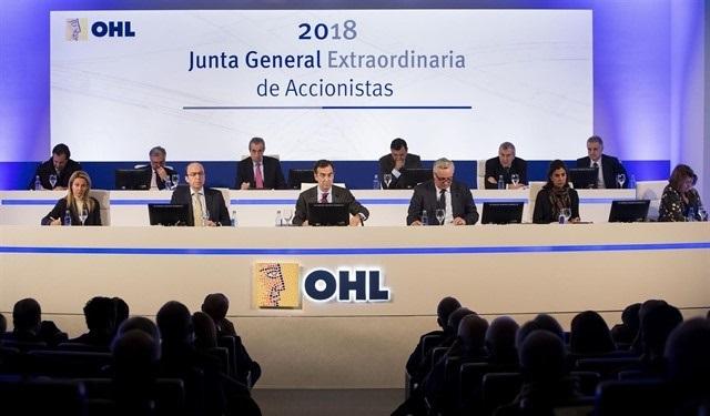 Imagen de la Junta General Accionistas de OHL del año pasado - OHL