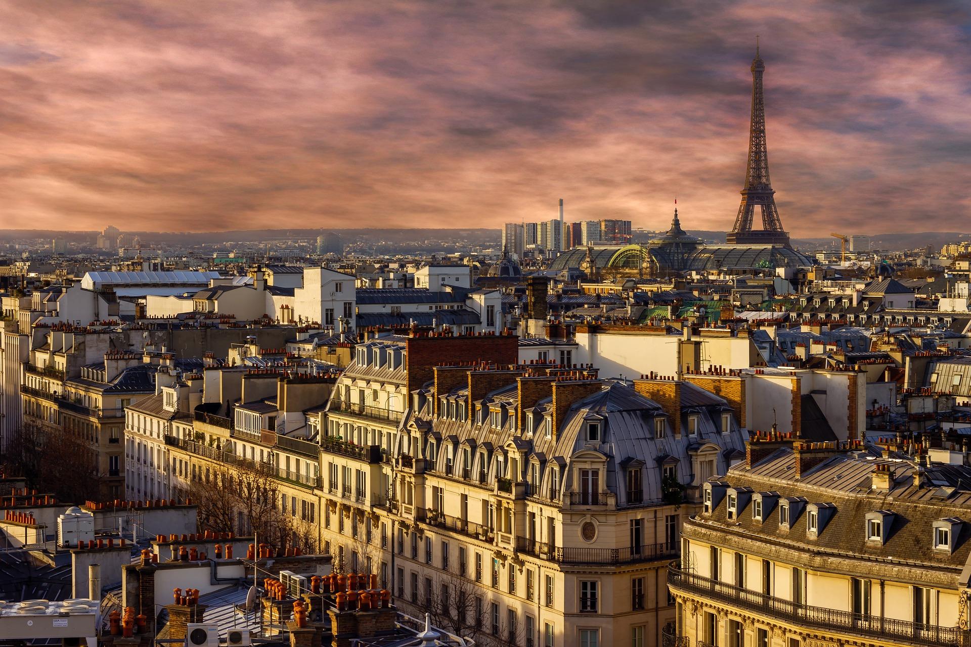Vista elevada de París 