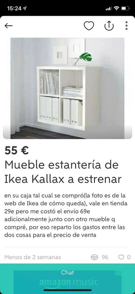 Mueble estantería Ikea