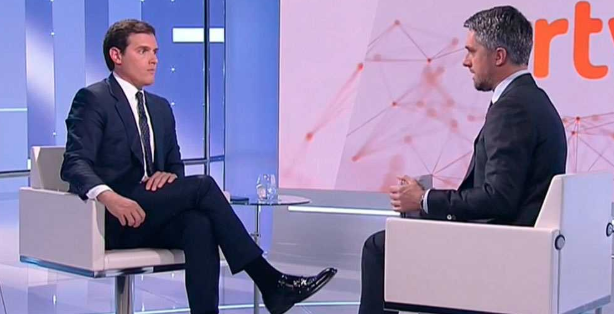 Albert Rivera es entrevistado en TVE 