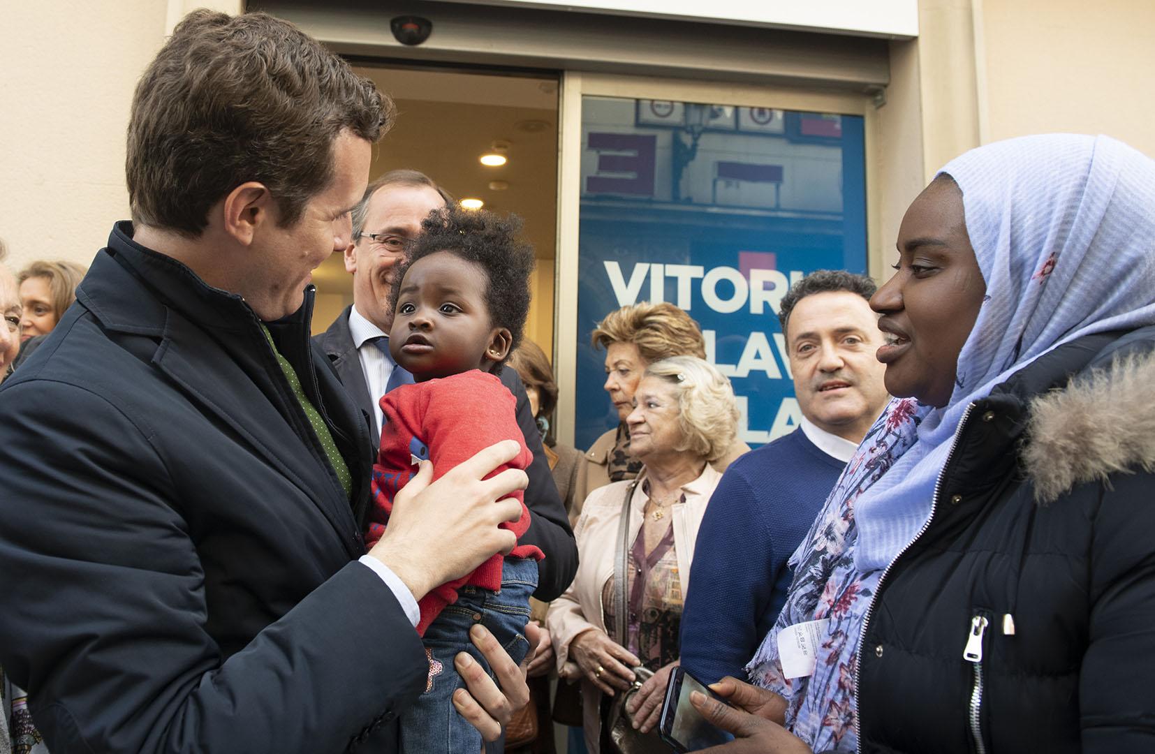 Visita a Vitoria de Pablo Casado