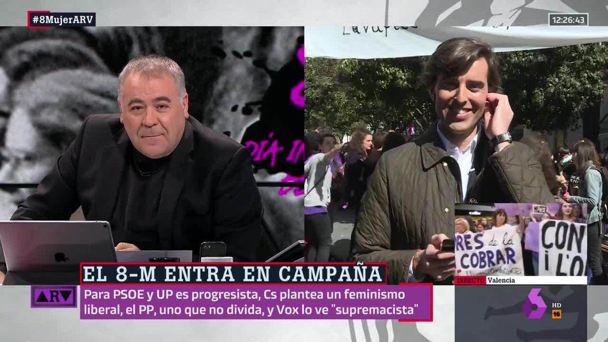 Pablo Montesinos, en el programa 'Al rojo vivo' en una conexión con Antonio García Ferreras.