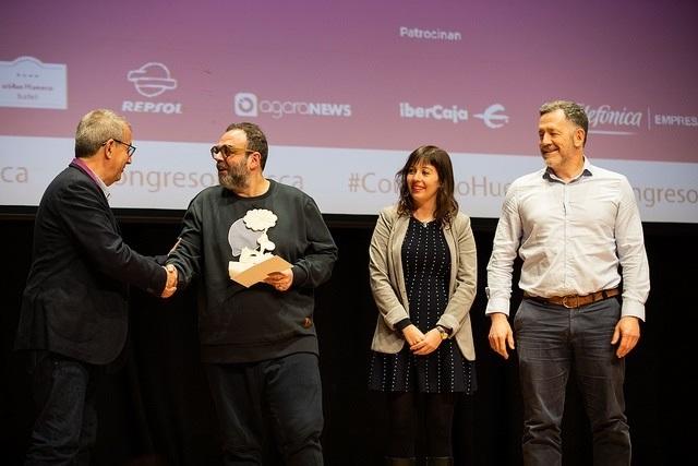 Bob Pop ha recibido el Premio Blasillo de Huesca en el Congreso de Periodismo Digital de Huesca 