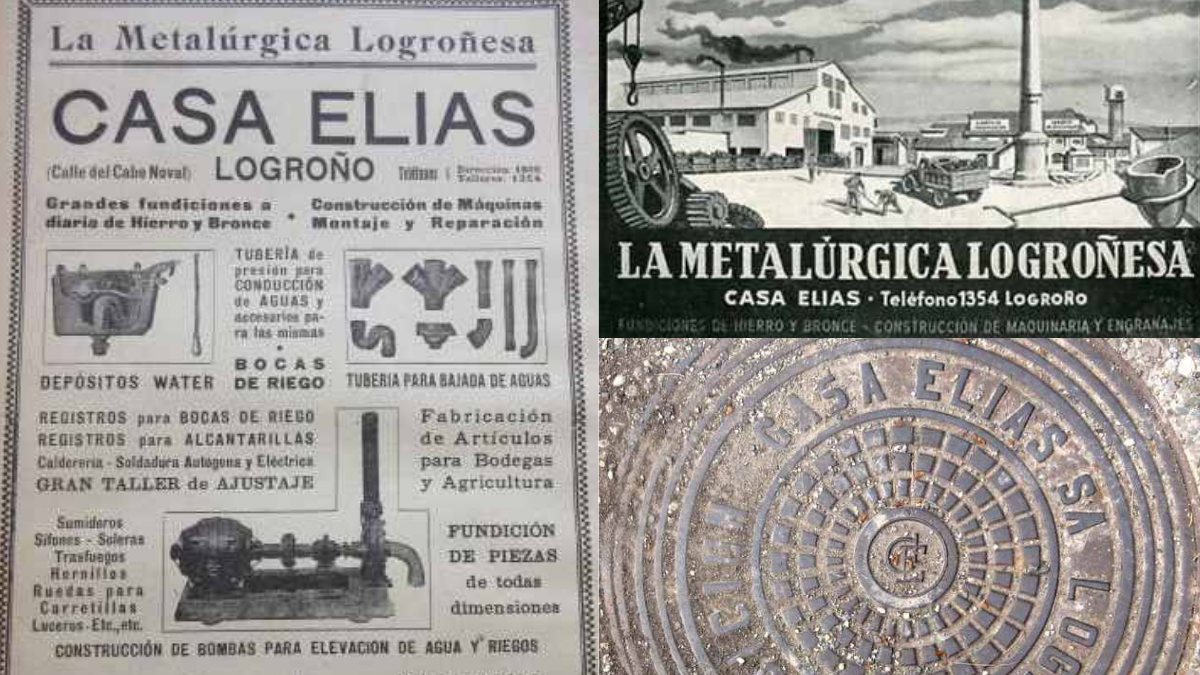 Esther Herce trabajó en la antigua fundición Casa Elías de Logroño Esther Herce trabajó en la antigua fundición Casa Elías de Logroño