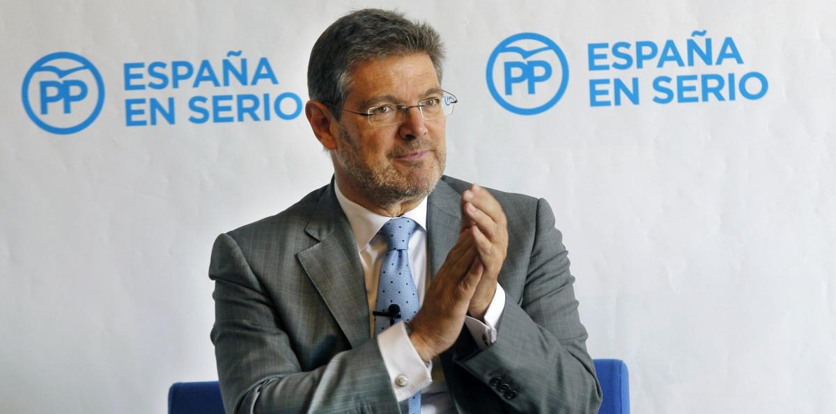 El exministro de Justicia Rafael Catalá