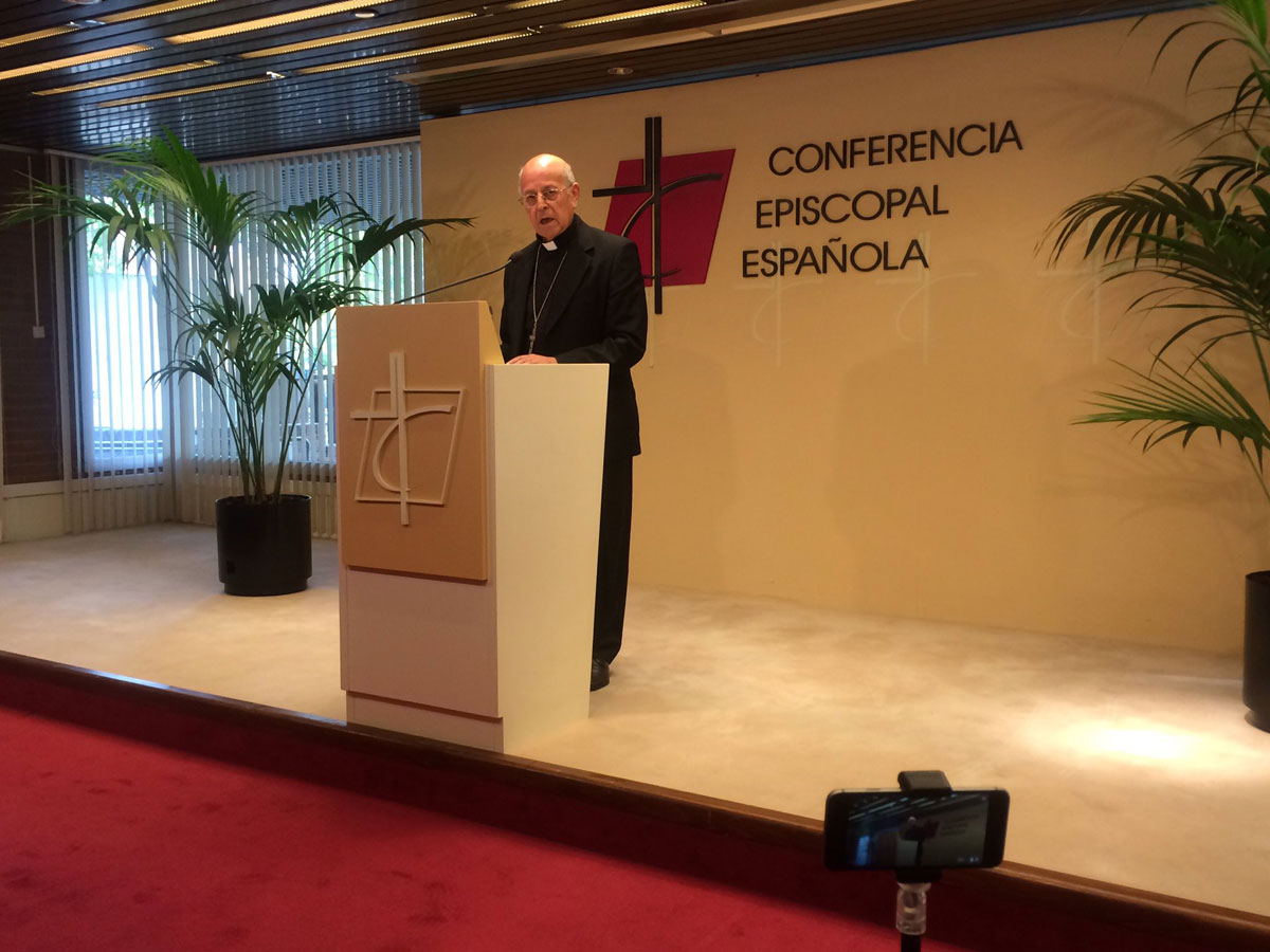 El presidente de la Conferencia Episcopal Española, Ricardo Blázquez