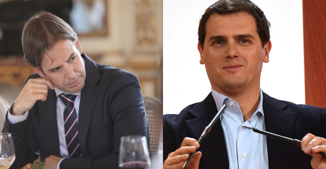 Cristiano Brown y Albert Rivera.