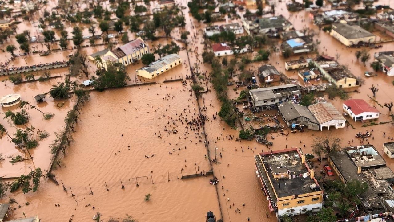 Inundaciones en Mozambique por el paso del ciclón 'Idai'. Europa Press.