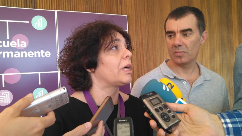 Podemos estatal respalda a la dirección en Navarra al demostrar que por encima de personas hay un proyecto político. Europa Press 