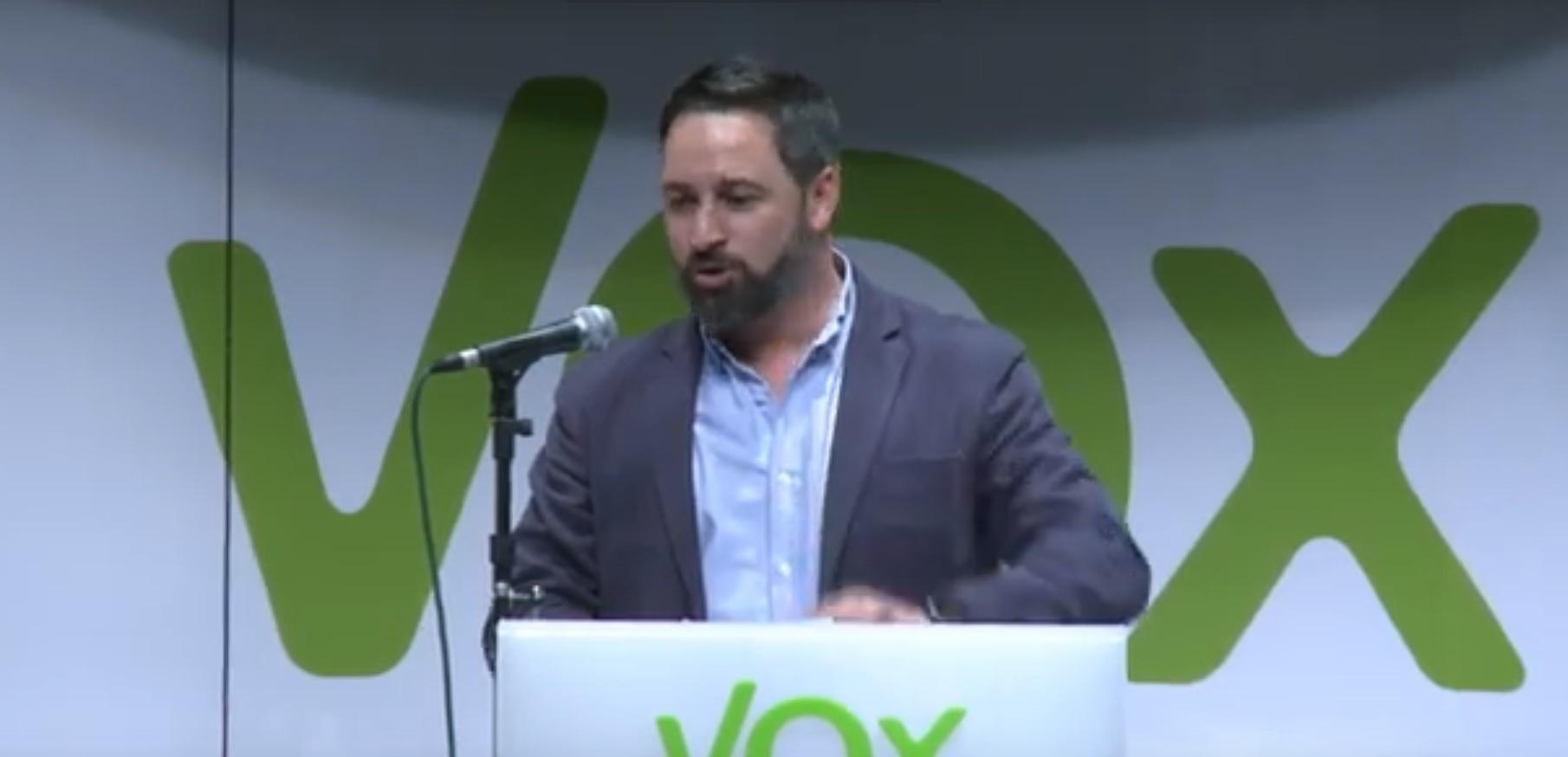 El presidente de Vox Santiago Abascal. Europa Press 