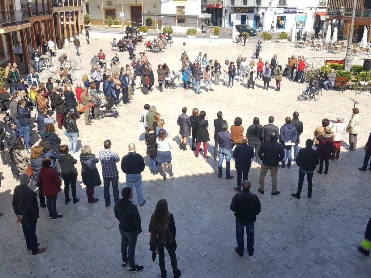 Concentración por la agresión sexual en Ciempozuelos. Europa Press.