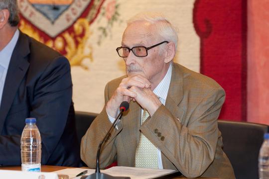 su sobrino en una charla del periodista Diego Carcedo sobre su libro 'El Schindler de la Guerra Civil'