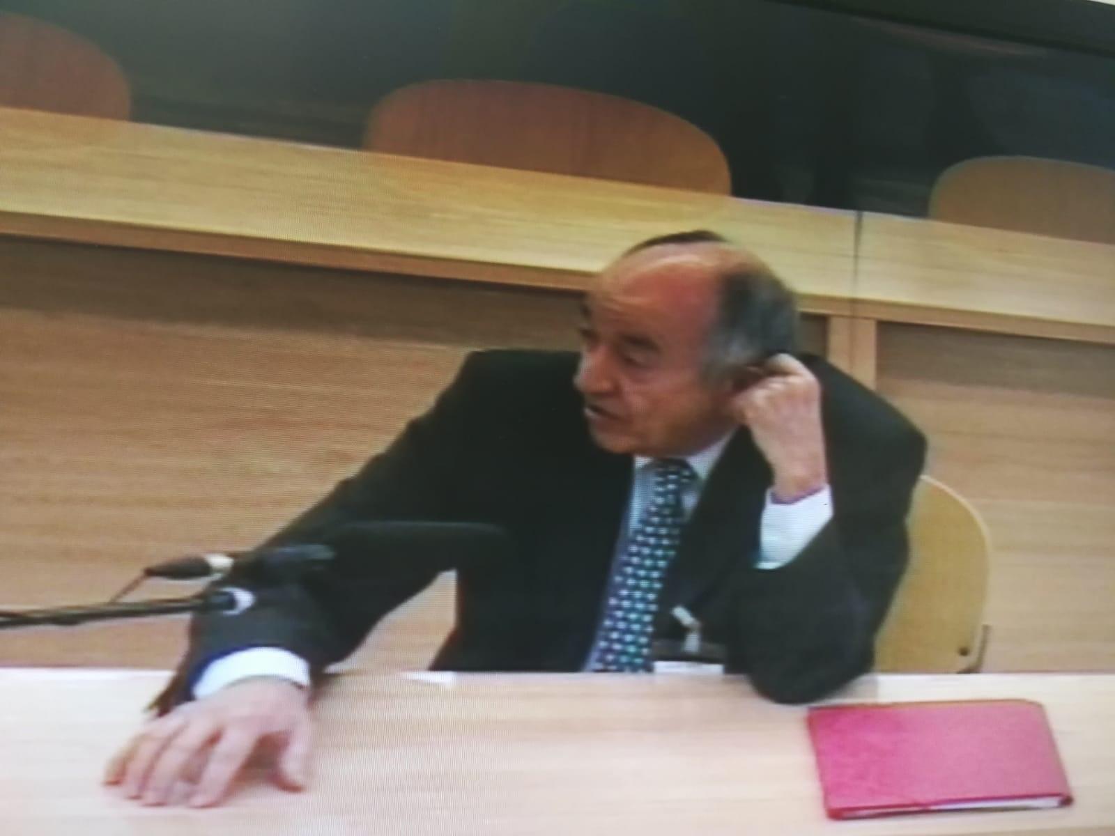 Miguel Ángel Fernández Ordóñez en calidad de testigo en el juicio que investiga la salida a Bolsa de Bankia en julio de 2011 que se celebra en la Audiencia Nacional - Europa Press