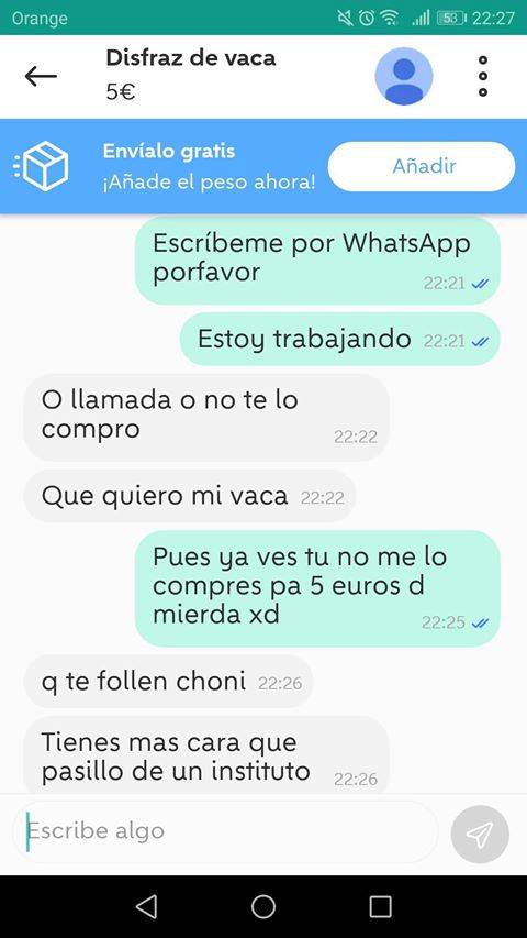 Disfraz de vaca Disfraz de vaca