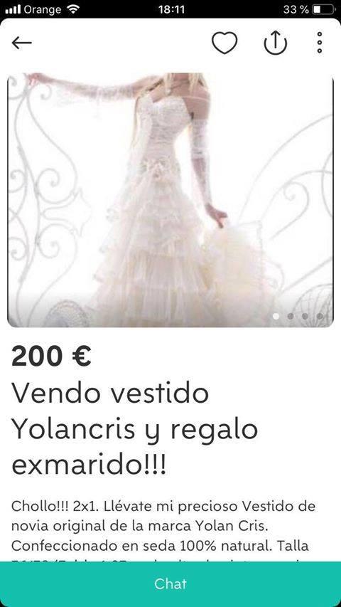 Vendo vestido Yolancris y regalo exmarido a Vendo vestido Yolancris y regalo exmarido a